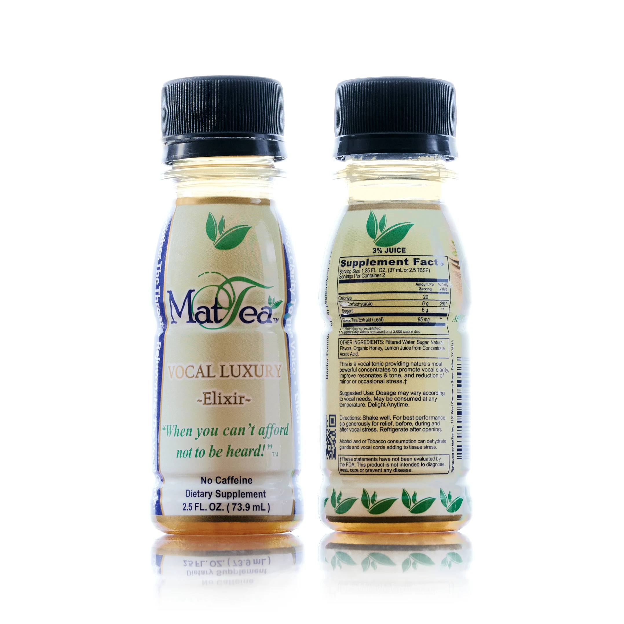 BEST SELLER: 2 Cases of Vocal Luxury Elixir